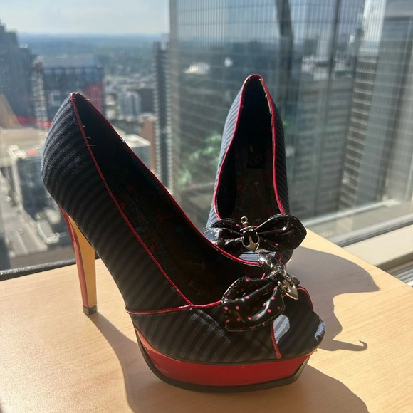 Iron Fist (Dolls Kill) great con size  9 9.5 (40) Euro nautical/sailor platforms - Picture 6 of 10